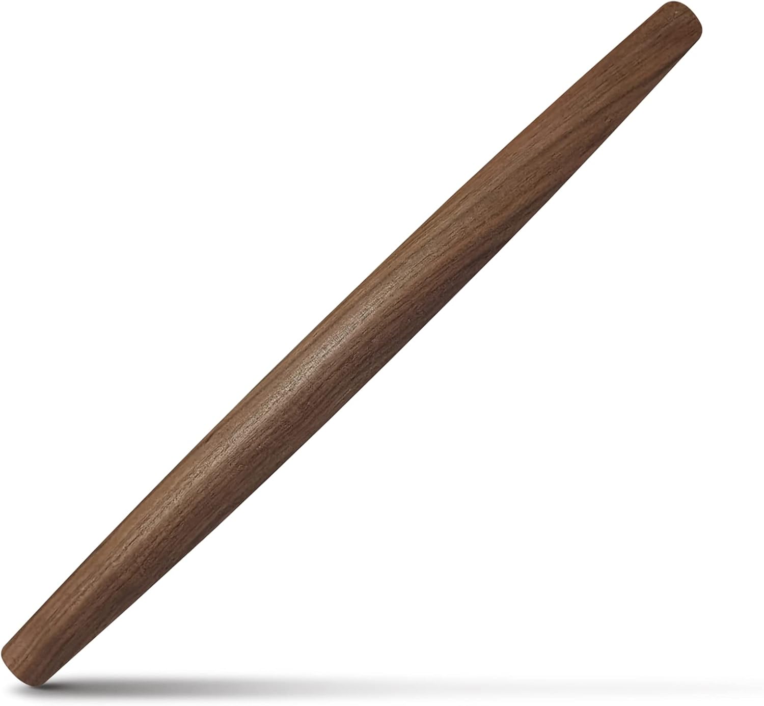 French Rolling Pin, 17 in. Tapered Walnut Wood