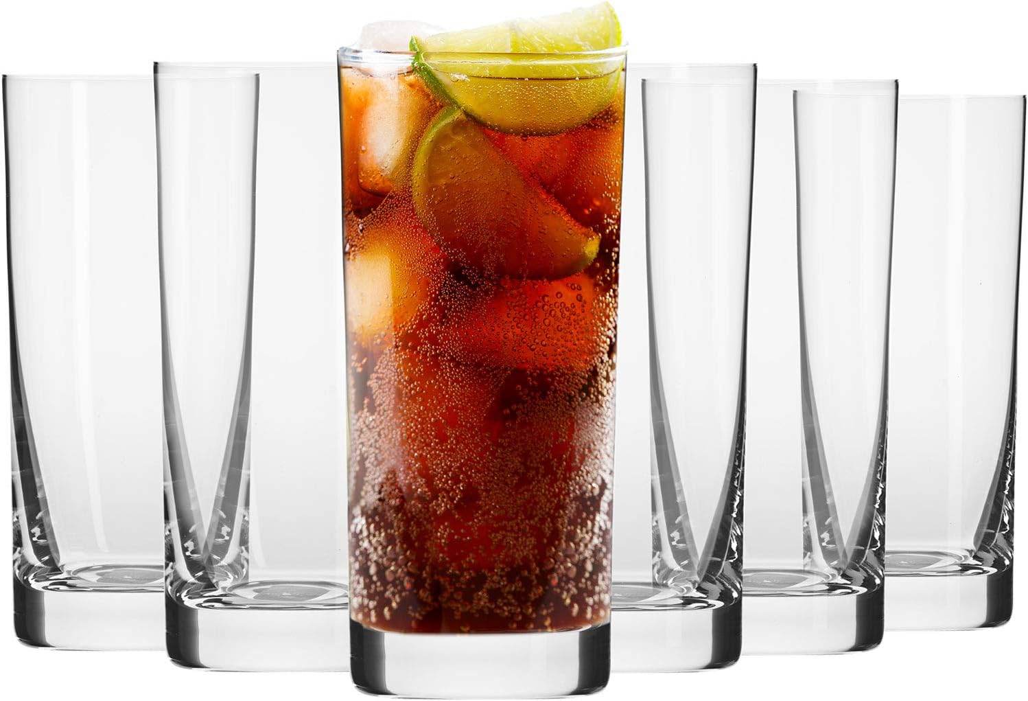 Krosno Highball Glasses, Set of 6, 11.8 oz — Blended Collection